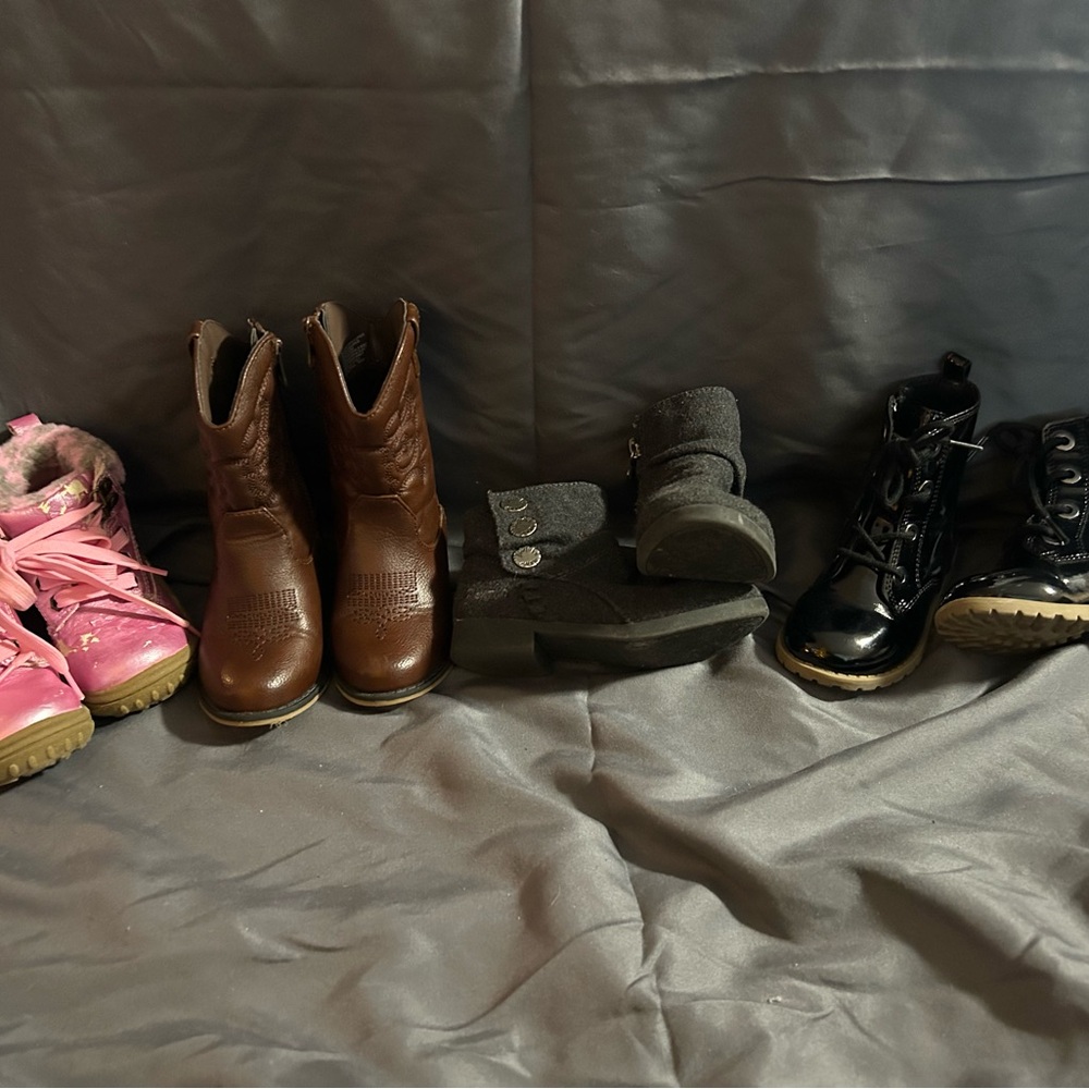 Toddler size 8 boot bundle